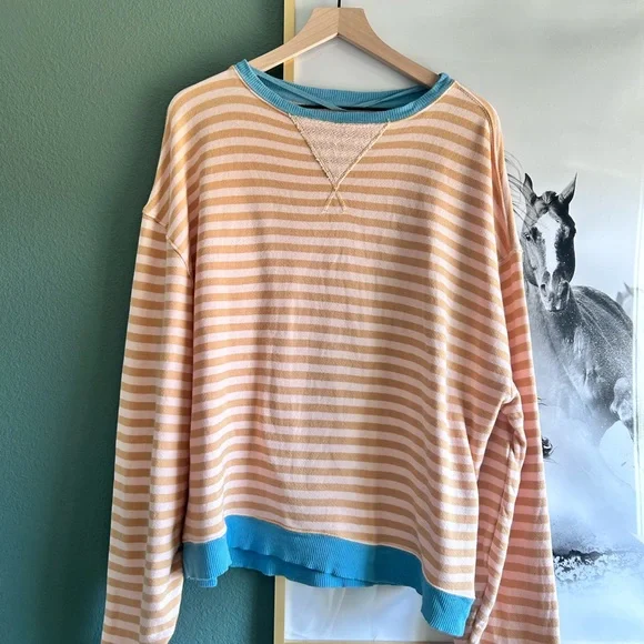 Free People Classic Stripe Sweater XS - Picture 3 of 5